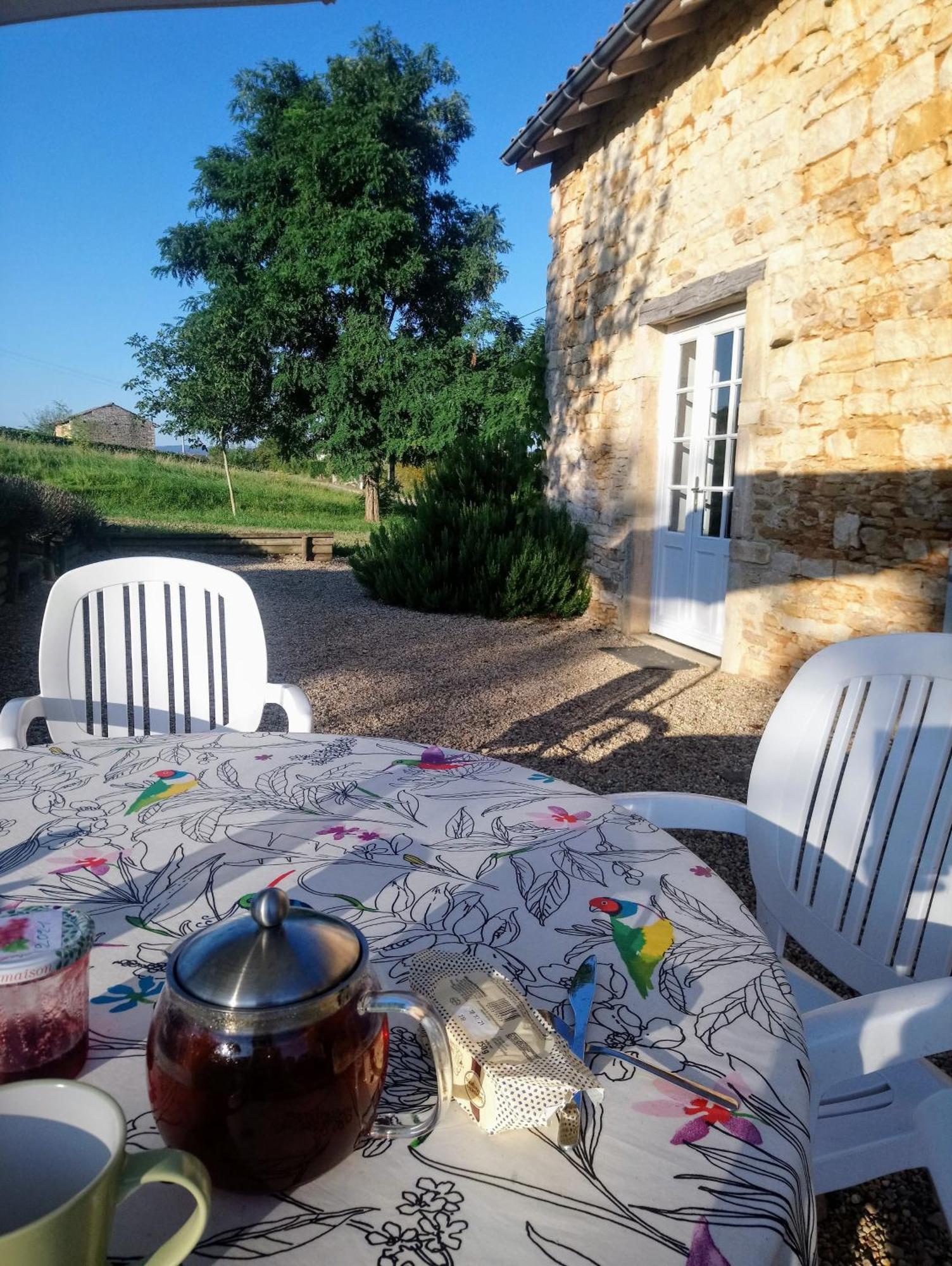 Une Maison De Campagne En Bourgogne Du Sud Tournus Eksteriør bilde