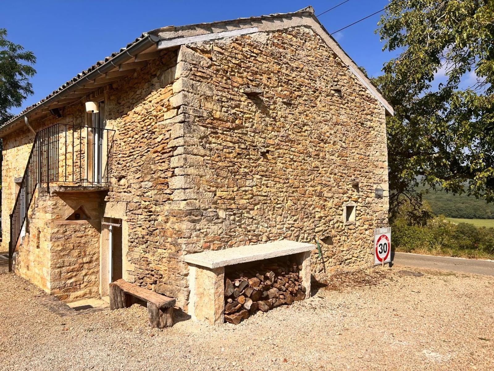 Une Maison De Campagne En Bourgogne Du Sud Tournus Eksteriør bilde